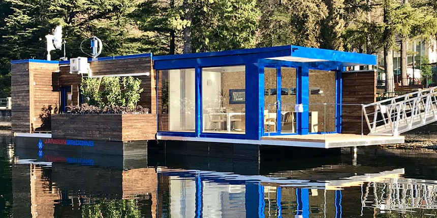 Botel diffuso: un idea eco sostenibile di due geometri di Varese