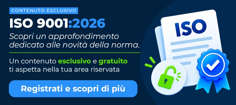 Contentuo Esclusivo - Approfondimento ISO 9001:2026 - Registrati