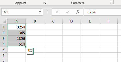 Esempio funzioni predefinite