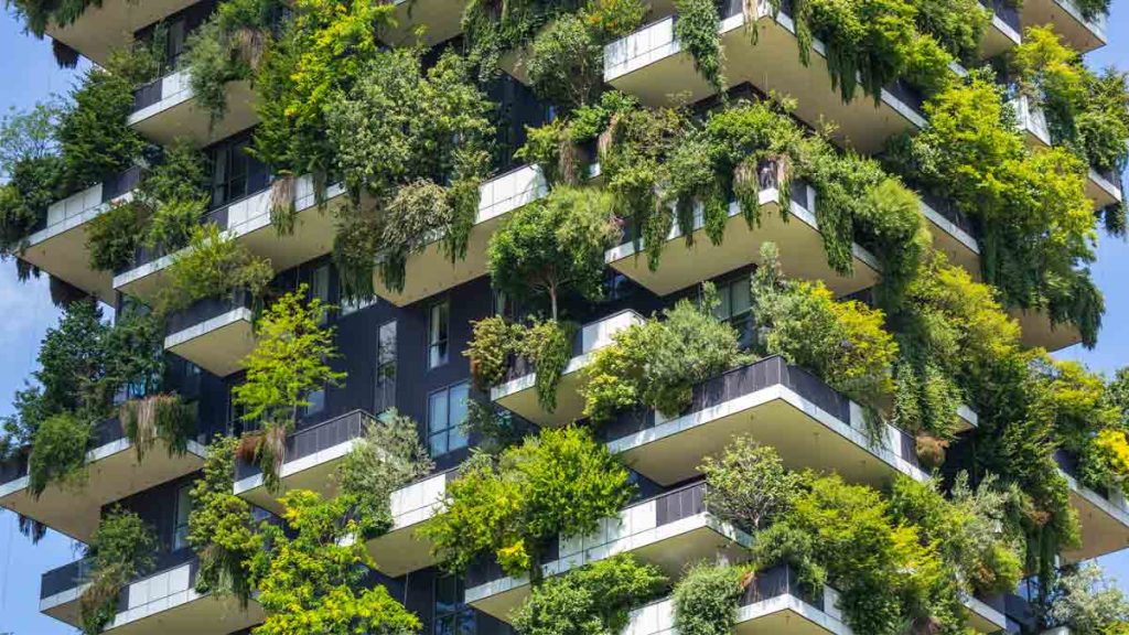 Dettaglio Bosco Verticale Milano