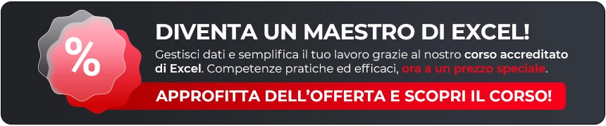 Diventa un maestro di Excel con il corso ad un prezzo speciale