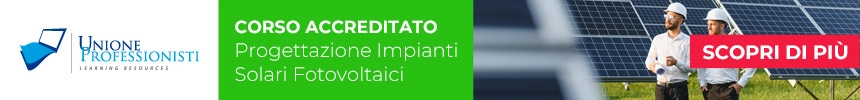 Corso online Progettazione Impianti Solari Fotovoltaici
